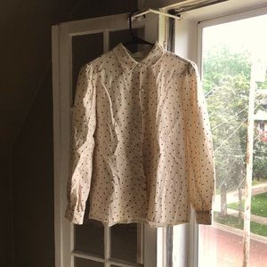 Olive Clothing Brand heart patterned shirt